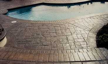 Stamped Concrete Pool Deck Stamped Concrete Pool Deck