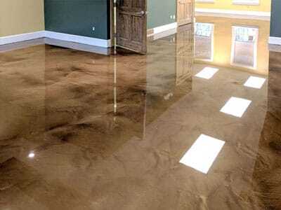 metallic flooring