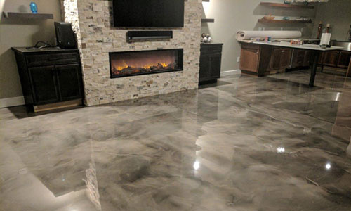 epoxy flooring marble